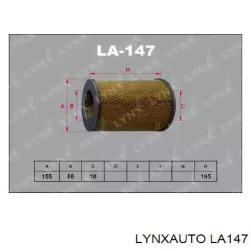 LA147 Lynxauto воздушный фильтр