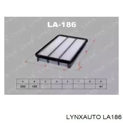 Воздушный фильтр LA186 Lynxauto