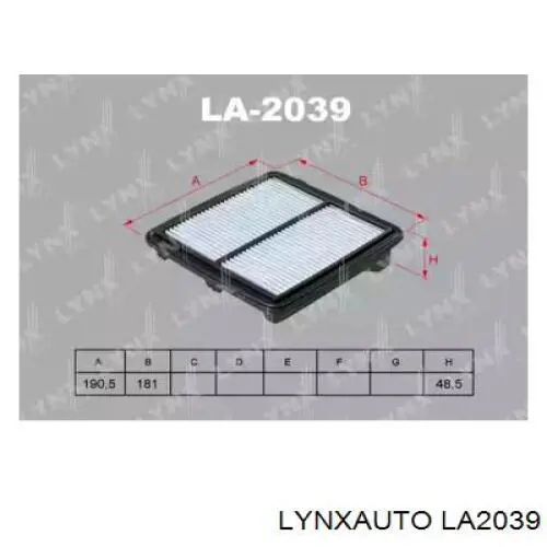 Воздушный фильтр LA2039 Lynxauto