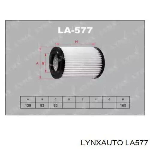 LA577 Lynxauto воздушный фильтр