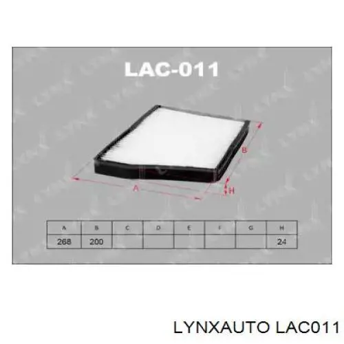 LAC011 Lynxauto фильтр салона