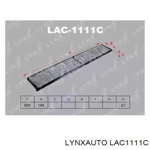 LAC1111C Lynxauto фильтр салона