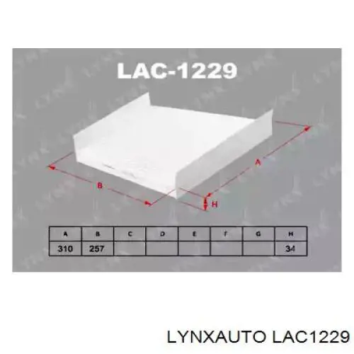 LAC1229 Lynxauto фильтр салона