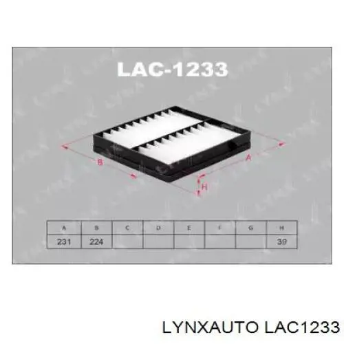 LAC1233 Lynxauto фильтр салона