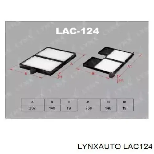 LAC124 Lynxauto фильтр салона