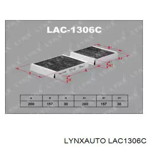 LAC1306C Lynxauto фильтр салона