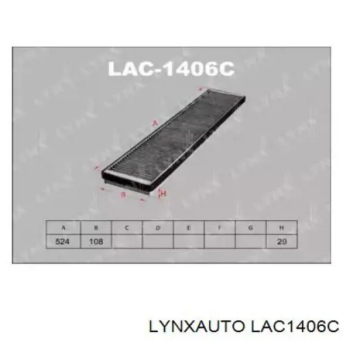LAC1406C Lynxauto фильтр салона