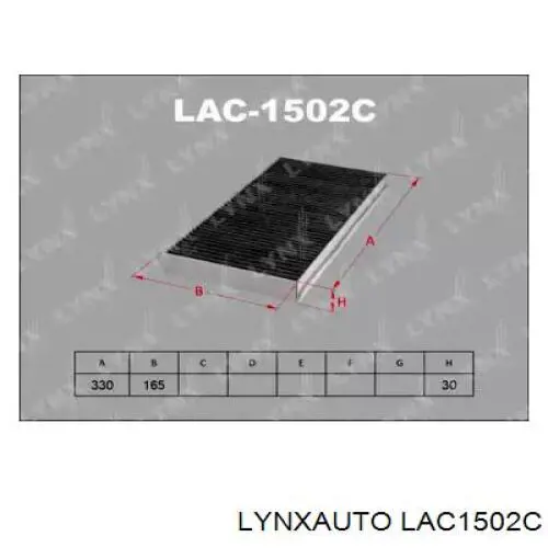 LAC1502C Lynxauto фильтр салона
