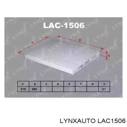 LAC1506 Lynxauto фильтр салона