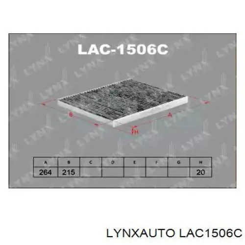 LAC1506C Lynxauto фильтр салона