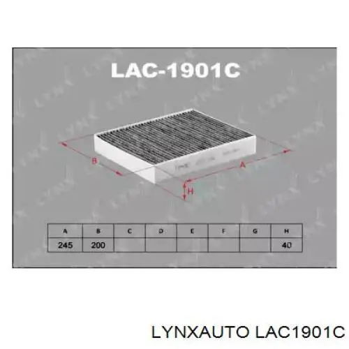 LAC1901C Lynxauto фильтр салона