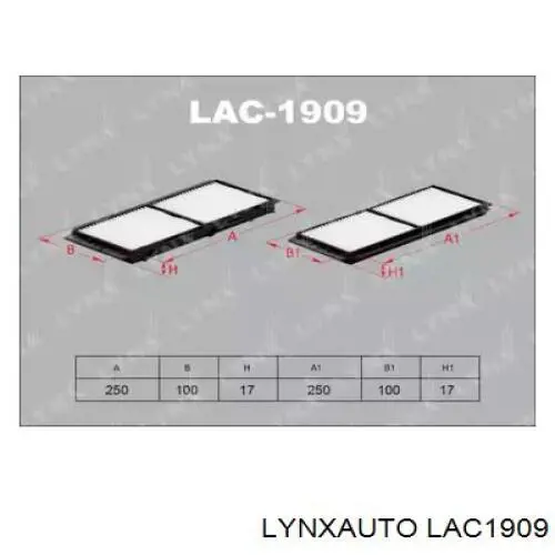 LAC1909 Lynxauto фильтр салона