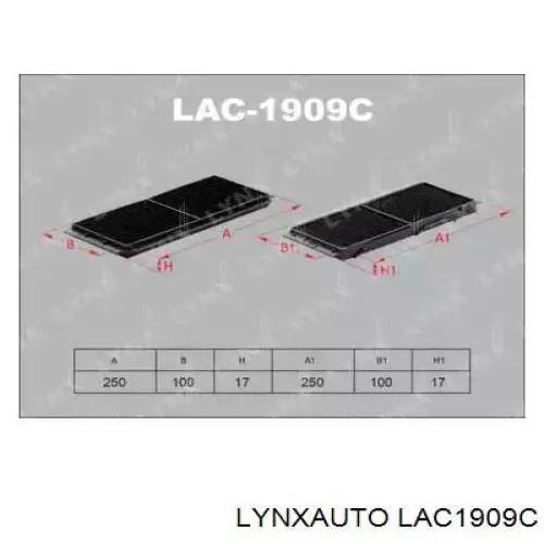 LAC1909C Lynxauto фильтр салона