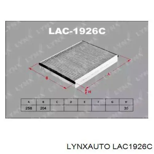 LAC1926C Lynxauto фильтр салона