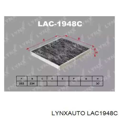 LAC1948C Lynxauto фильтр салона