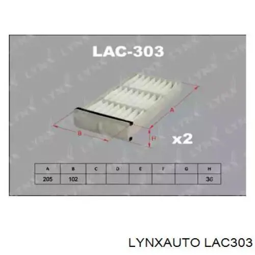 Фильтр салона LAC303 Lynxauto