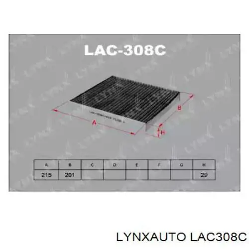 LAC308C Lynxauto фильтр салона