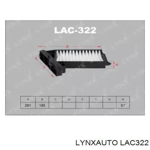 Фильтр салона LAC322 Lynxauto