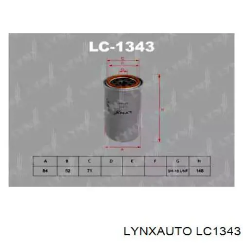 Масляный фильтр LC1343 Lynxauto