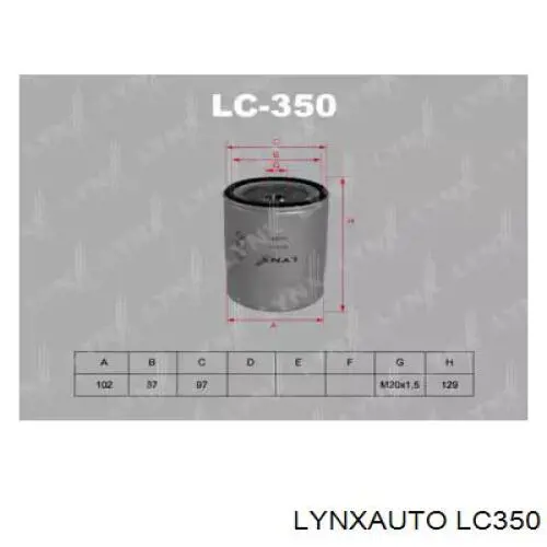 LC350 Lynxauto масляный фильтр