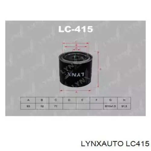 Масляный фильтр LC415 Lynxauto