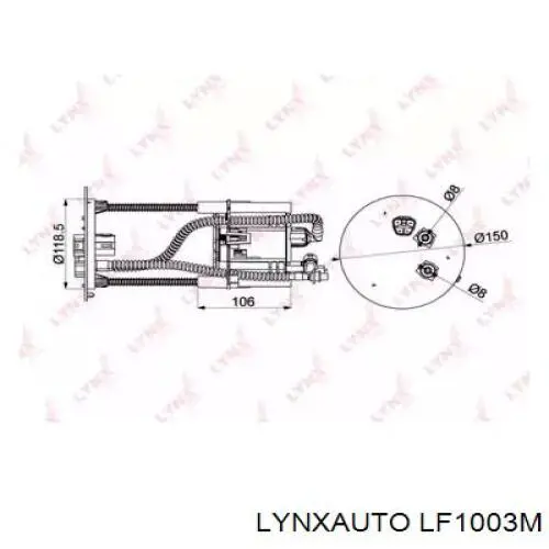 Бензонасос 2322050220 Toyota