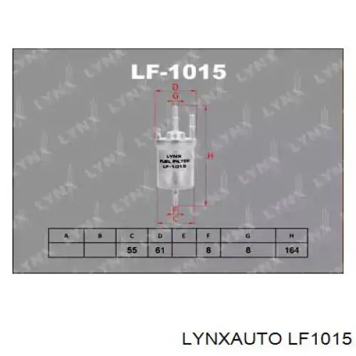 LF1015 Lynxauto топливный фильтр
