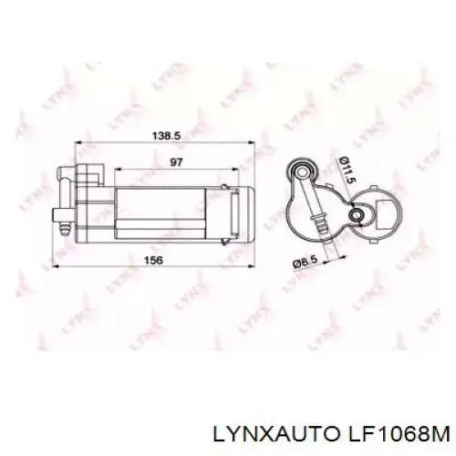 Фильтр топливный LYNXAUTO LF1068M