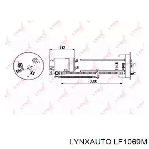 Бензонасос LF1069M Lynxauto