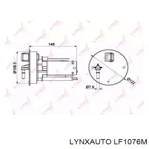 Бензонасос LF1076M Lynxauto