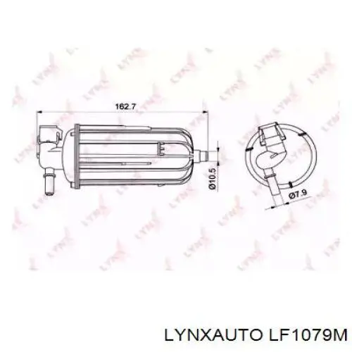 LF1079M Lynxauto топливный фильтр