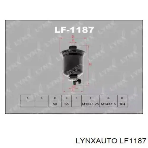 Топливный фильтр LF1187 Lynxauto