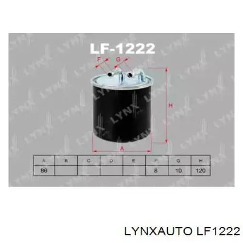 LF1222 Lynxauto топливный фильтр