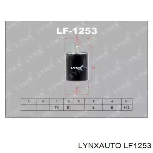 LF1253 Lynxauto топливный фильтр