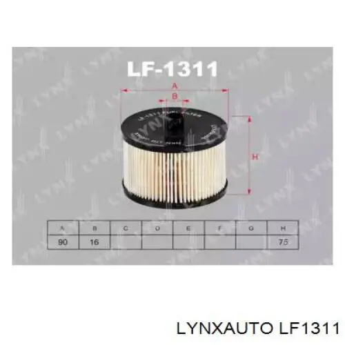 LF1311 Lynxauto топливный фильтр