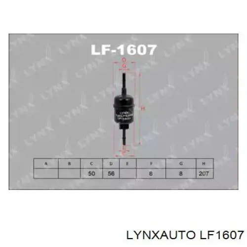 LF1607 Lynxauto топливный фильтр