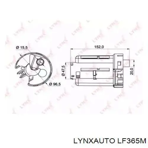 Купить A110931 Denckermann Фильтр-отстойник топлива грубой очистки