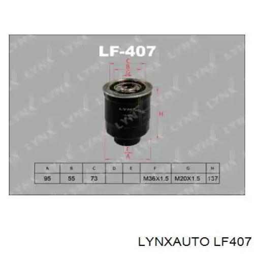 Топливный фильтр LF407 Lynxauto