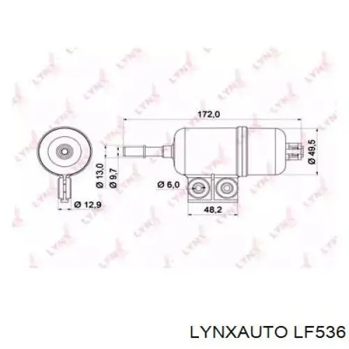 Топливный фильтр LF536 Lynxauto