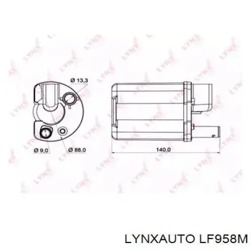 Топливный фильтр LF958M Lynxauto