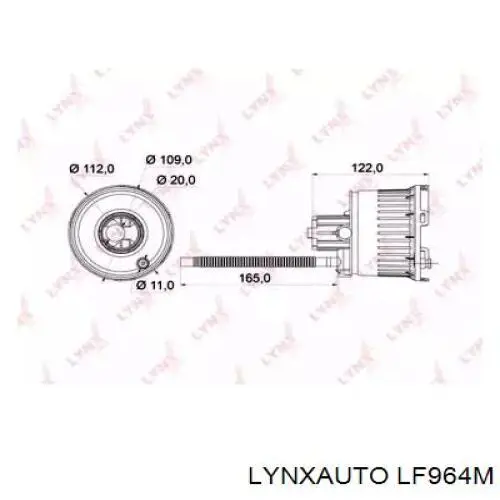 Купить LF964M Lynxauto Фильтр-отстойник топлива грубой очистки
