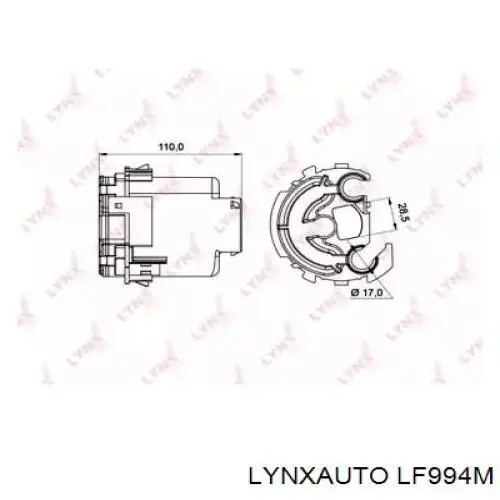 Топливный фильтр LF994M Lynxauto