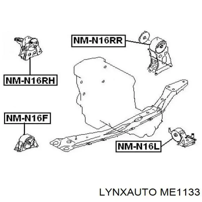 Опора двигателя Renault (RVI) 2421031000