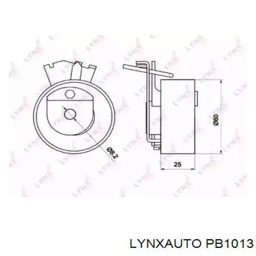 Ролик ГРМ PB1013 Lynxauto