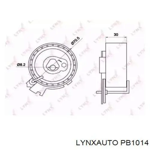 Натяжитель ремня ГРМ PB1014 Lynxauto