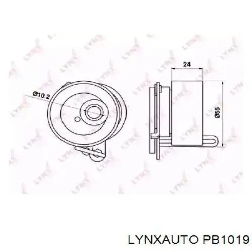 Ролик ГРМ PB1019 Lynxauto