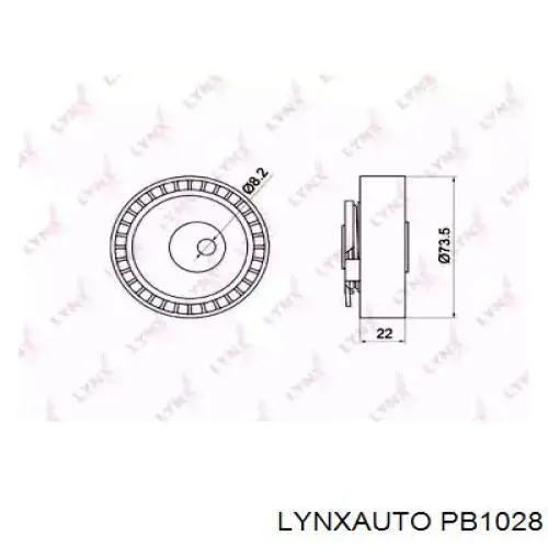 Ролик ГРМ PB1028 Lynxauto