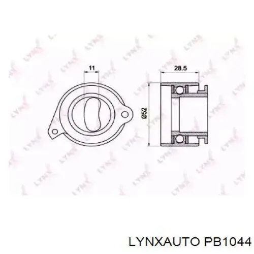 Ролик ГРМ PB1044 Lynxauto