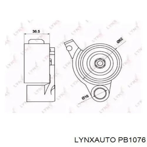 Ролик ГРМ PB1076 Lynxauto