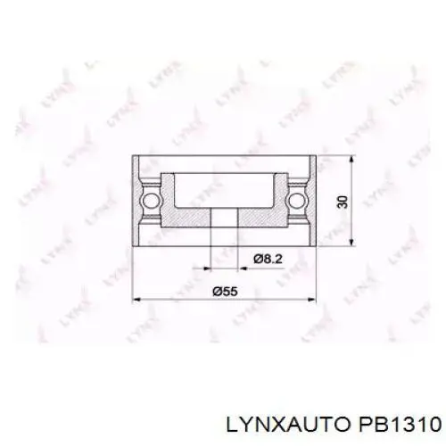Ролик натяжителя ремня газораспределения Lynxauto PB1310 цена, от 33.32 USD